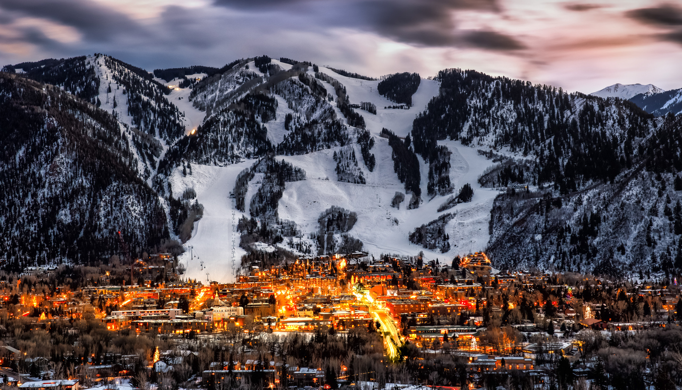 Panoramic Image of Aspen, CO